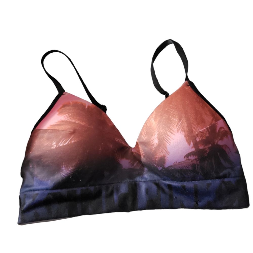 VICTORIA SECRET PINK Tropical Sports BRA PADDED TROPICAL